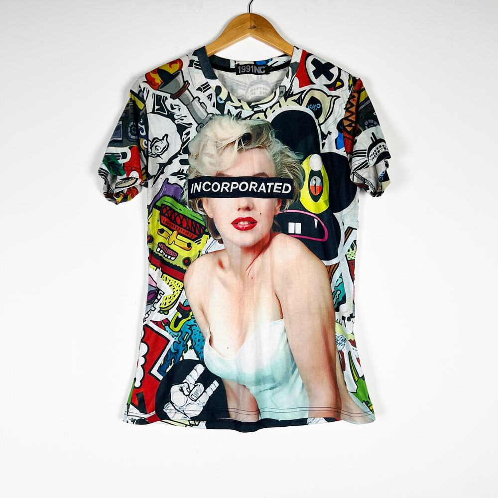 1991INC crewneck t-shirt Marilyn Monroe Size Large mens womens unisex
